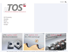 Tablet Screenshot of mytos-gmbh.de